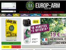 Tablet Screenshot of europarm.fr